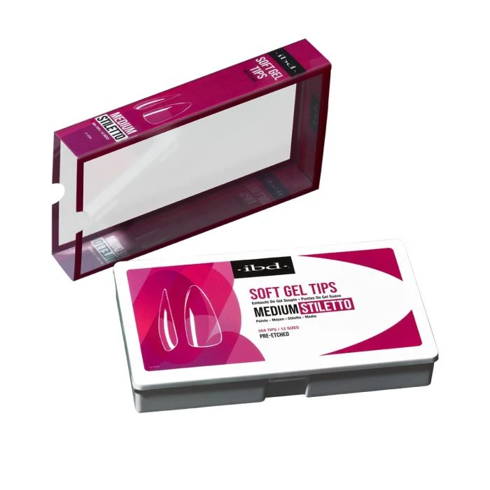 Soft Gel Tips - Medium Stiletto - Image 4
