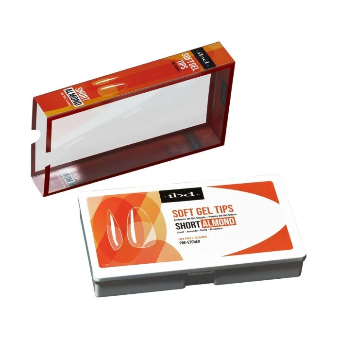 Soft Gel Tips - Short Almond - Image 3